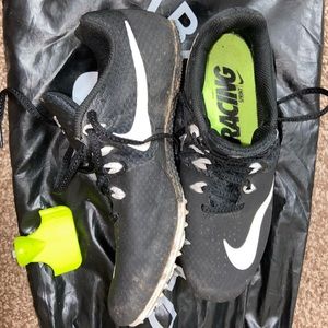 Slightly used track spikes